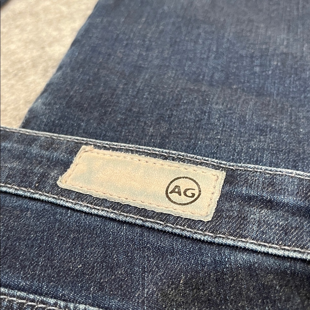 Adriano Goldschmied Dark Blue Jeans Women's The Jodi Crop - Picture 8 of 9